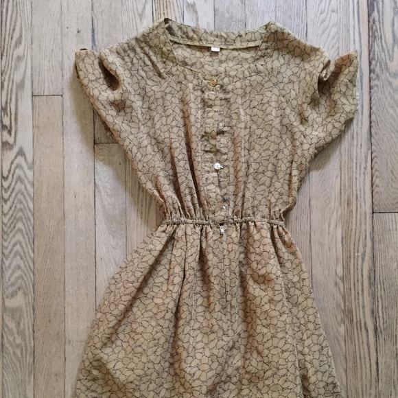 Last Chance: Mini Dress with Autumn Pattern - Picture 3 of 5